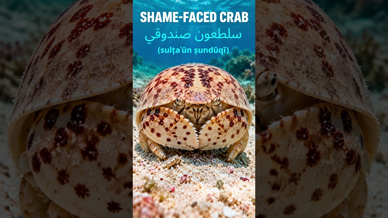 9 Unusual Crab Names in Arabic 🦀 | Learn Arabic Sea Vocabulary #Shorts