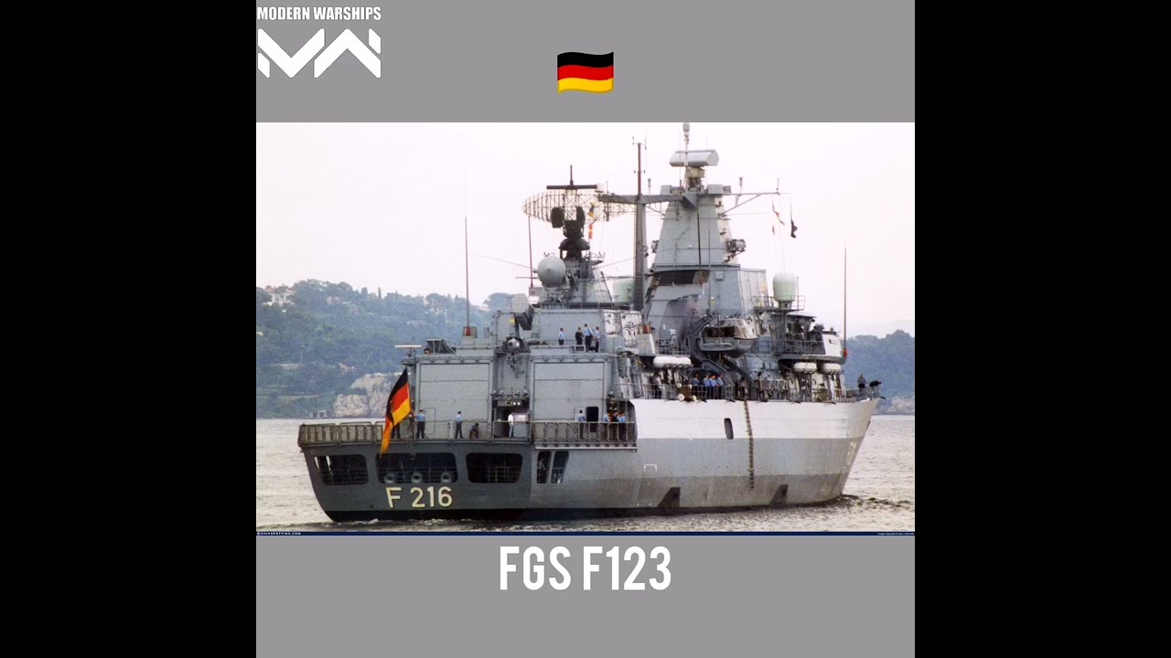 Modern Warships German Frigate FGS F123