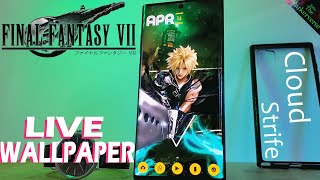 Final fantasy 7 (FF7) - Cloud Strife Android Live Wallpaper & Homescreen Setup [2020] - Epic screenshot 1