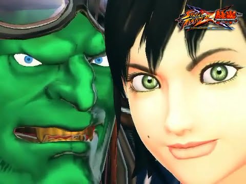 PC Street Fighter X Tekken Playthrough As Sakura Blanka With Costume MOD 