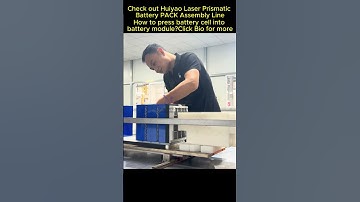 Prismatic Cell Stacking and Pressing Machine | Prismatic Battery PACK Assembly Line