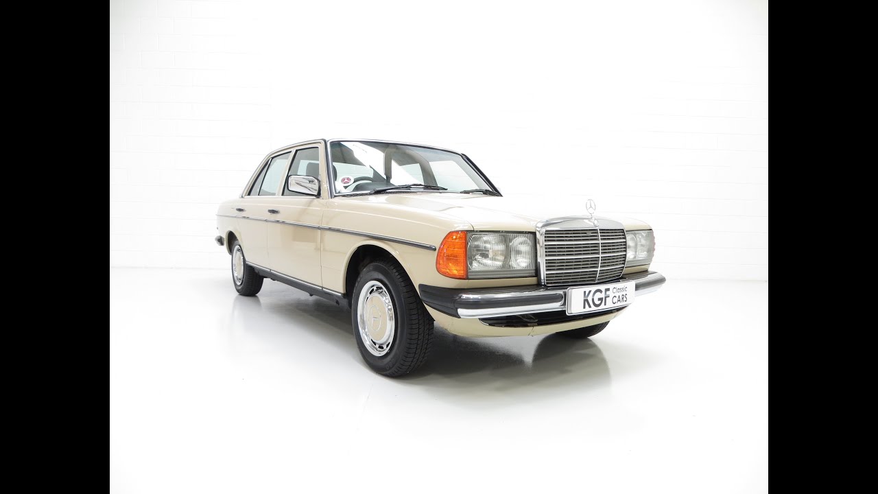 An Iconic Classic Mercedes Benz W123 230e With Just 42 346 Miles From New Sold
