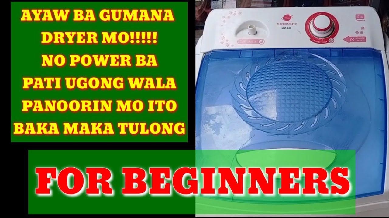 how to repair dryer no power YouTube