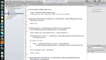 Working with UITableViewDelegate protocol in iOS
