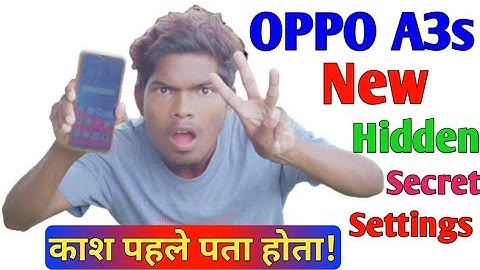 Oppo A3s||Android phone new hidden settings||Battery backup||Save MB||solve phone hang problem.