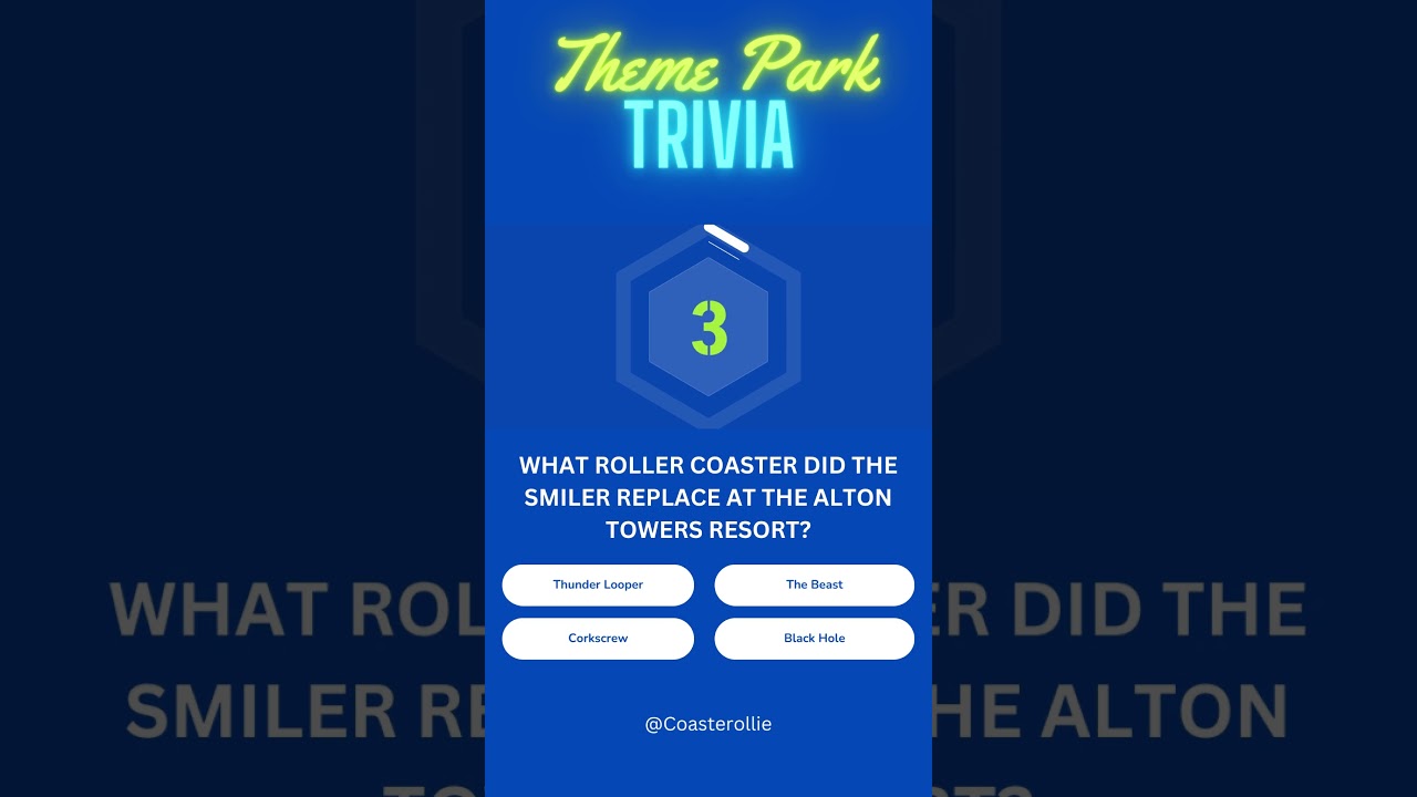 Theme Park Trivia Question 2 