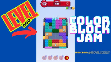 Color Block Jam Level 860 Walkthrough / Solution