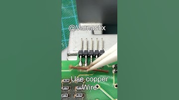 Multiple Pin Desoldering  #soldering #diy #desoldering without hot air