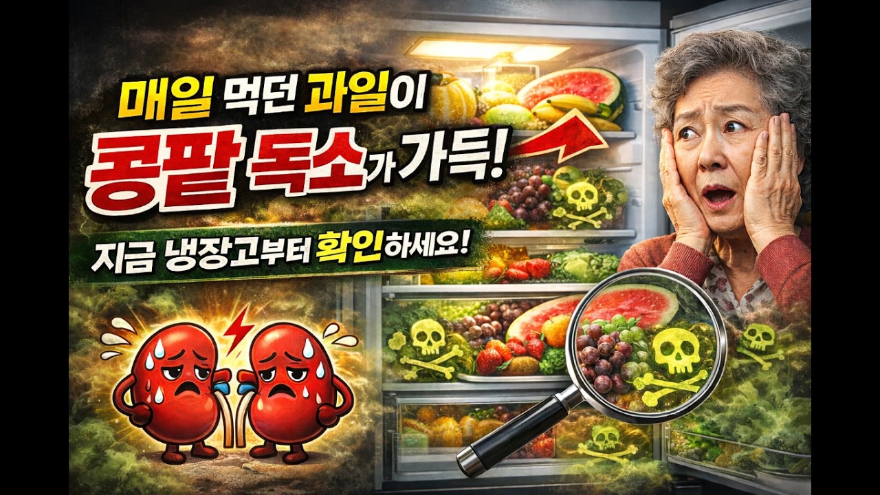 매일 먹던 과일이 콩팥을 지치게 합니다 어르신 냉장고 점검법