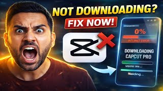 CapCut Pro Download Problem Fix 2026 🔥 | Internet Error Solve (100% Working)