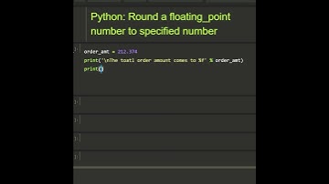 #Python,  Round a floating_point number to specified number #beginners