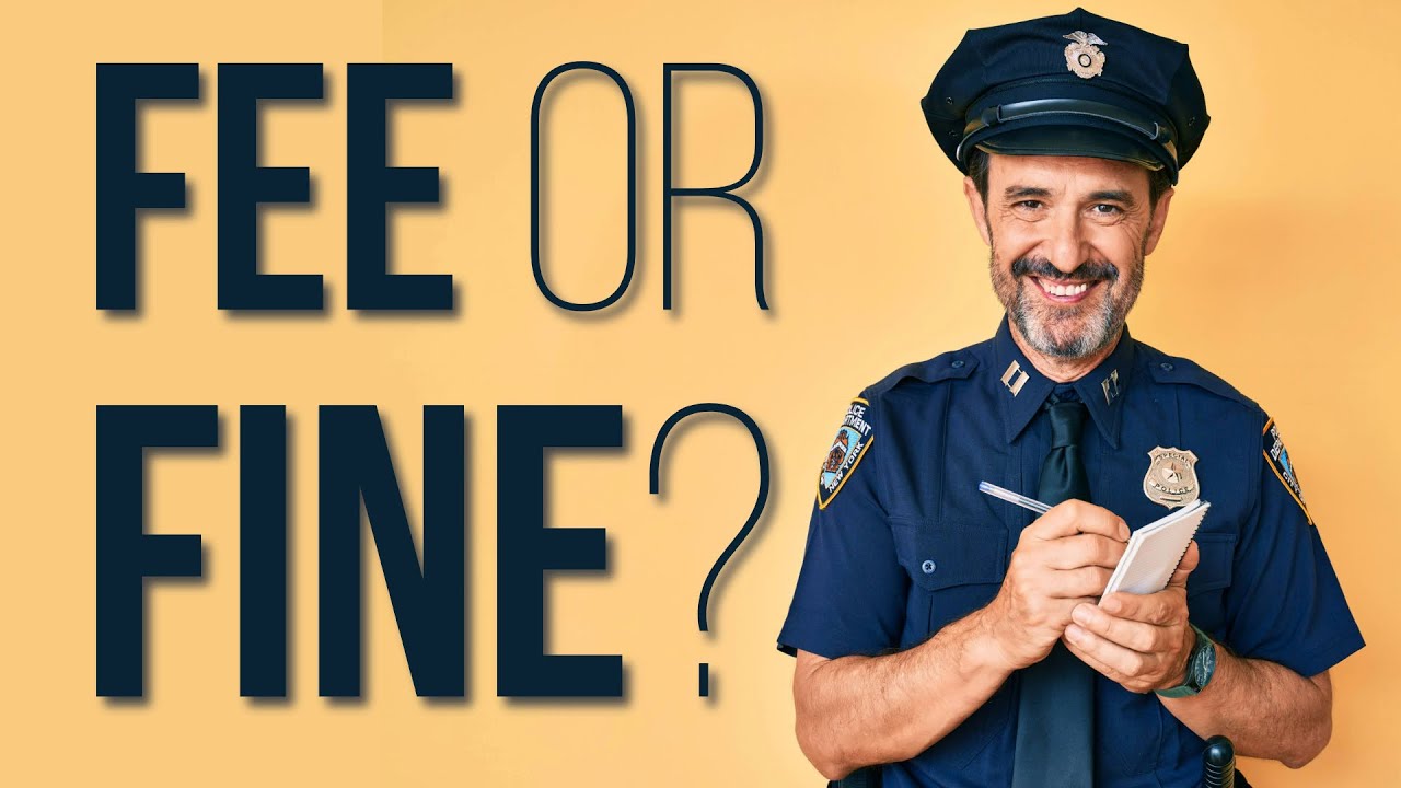 When does a fine become a fee?