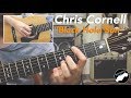 Chris Cornell "Black Hole Sun" Guitar Lesson with Tab - Acoustic Version
