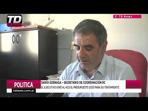 DARIO GOENAGA   EL EJECUTIVO GIRÓ AL HCD EL PRESUPUESTO 2023 PARA SU TRATAMIENTO 15 12 22