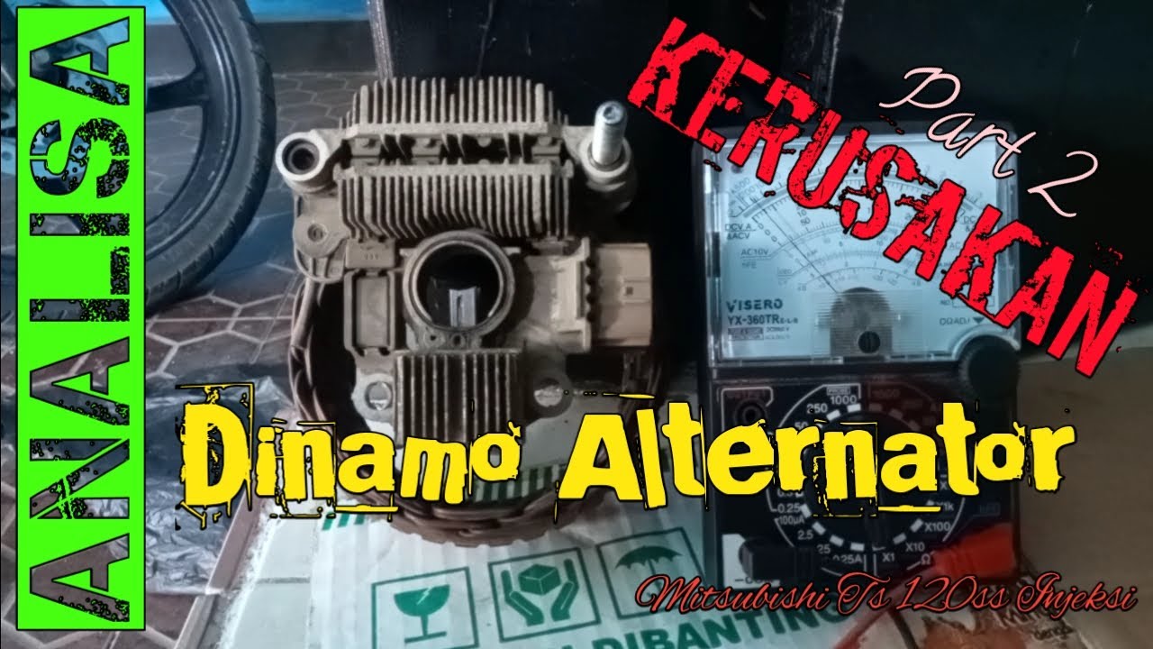 Analisa Kerusakan Dinamo Alternator Mitsubishi Ts 120ss Injeksi