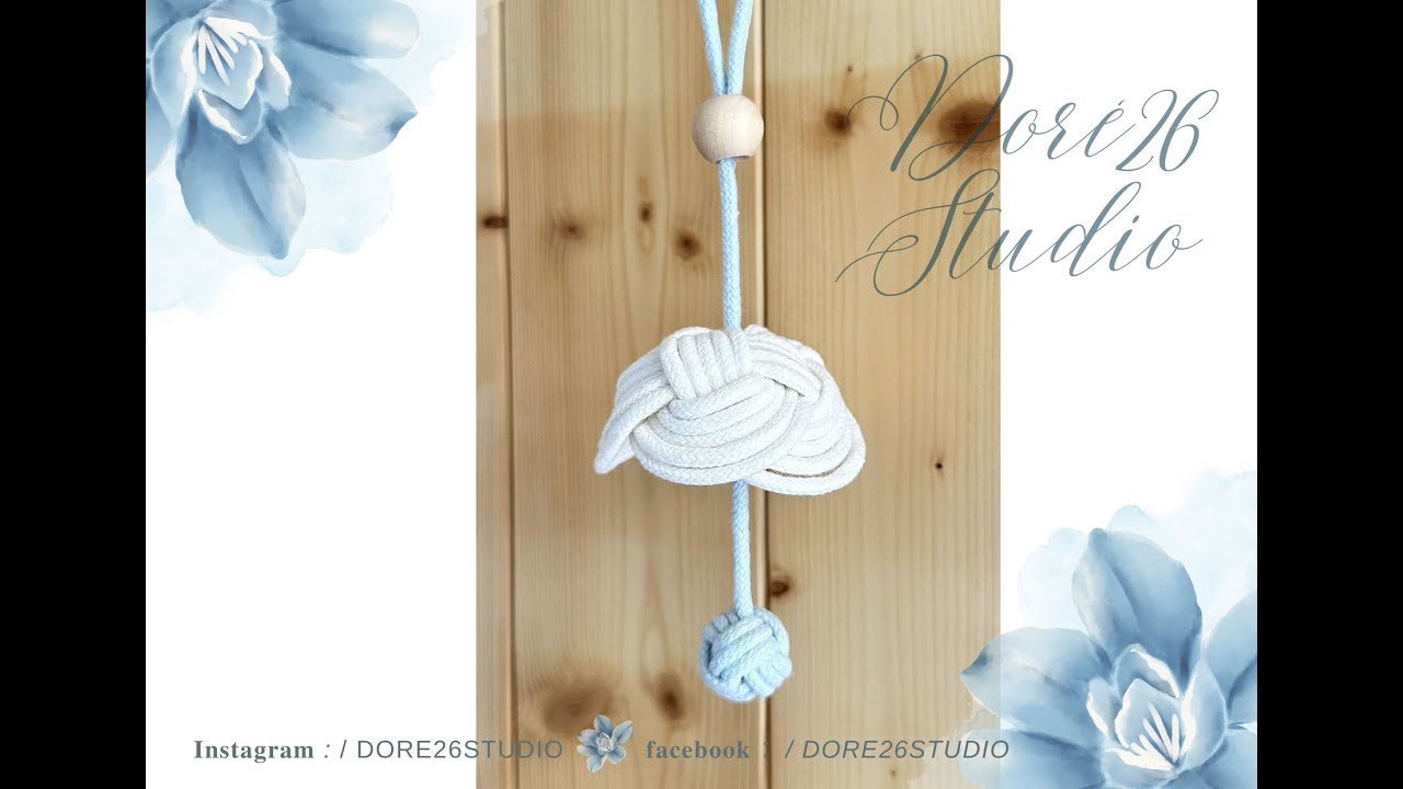 DIY 編織鈴鐺｜聖誕裝飾｜編織教學｜Macrame Christmas bell🔔 Doré26 Studio【金色26工作室】