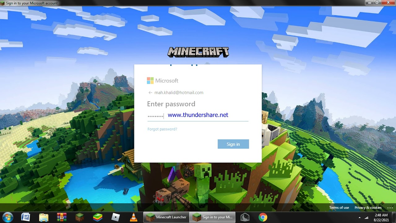 Playing Minecraft on WINDOWS 7 in 2021 