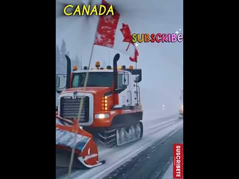 ‏Frozen Roads, Silent Warnings | A Canadian Winter Walk