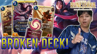 Mencoba Beberapa Deck Yang Terlalu Imba Menggunakan Irelia
