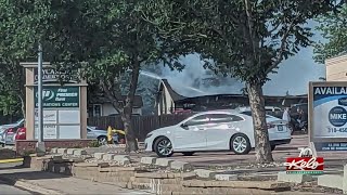 Building fire on North Sycamore Avenue in Sioux Falls