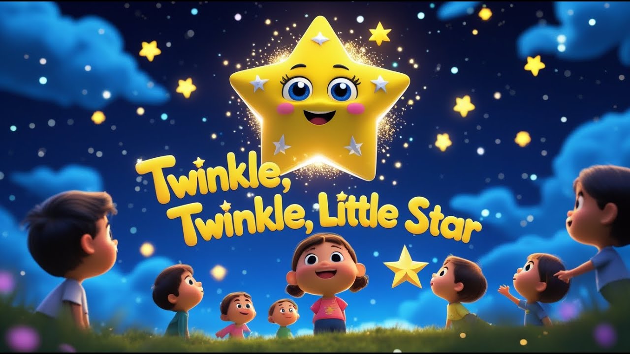 What are all the words to Twinkle Twinkle Little Star? (Full 5 Verses)