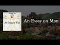 An Essay On Man Alexander Pope