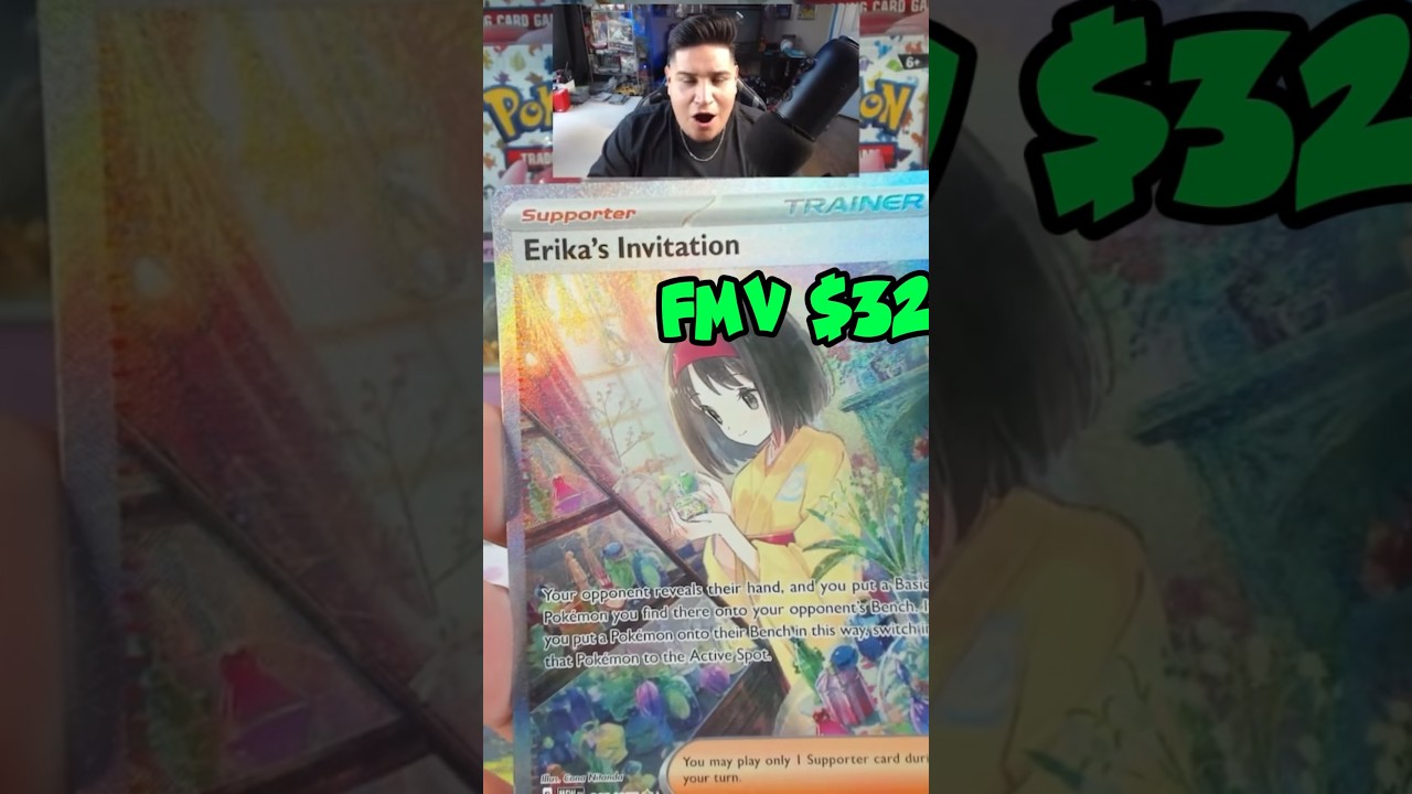 Erika’s Invitation Alternate Art Card Pulled! Pokemon 151 Booster Bundle Unboxing 