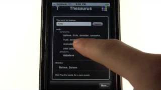 iPhone apps - Thesaurus App