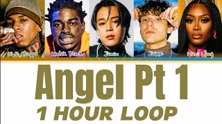 ANGEL PT1 1 HOUR LOOP LYRICS BTS Jimin, NLE Choppa, JVKE, Kodak Black, Muni Long | Fast X Soundtrack