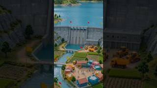 Amazing Mini Reservoir Construction Tiny Dam Saves the Village! #shorts #construction #engineering