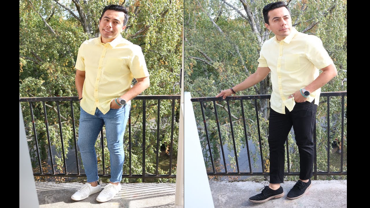 Total 30+ imagen outfit combinacion camisa amarilla hombre