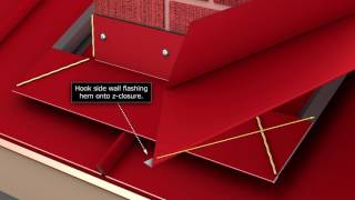 How to Install Standing Seam Metal Roofing - Flashing a Chimney