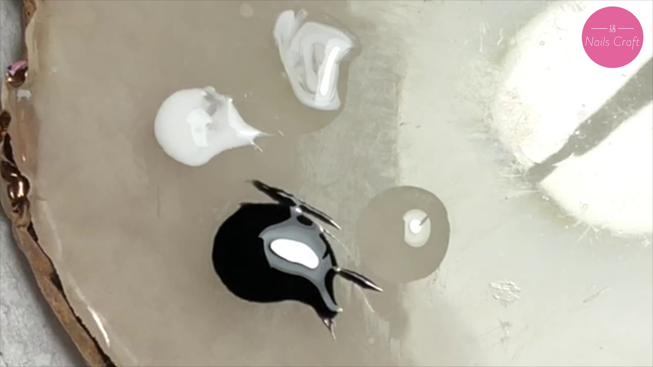 Nail Marble and Smoke Effect