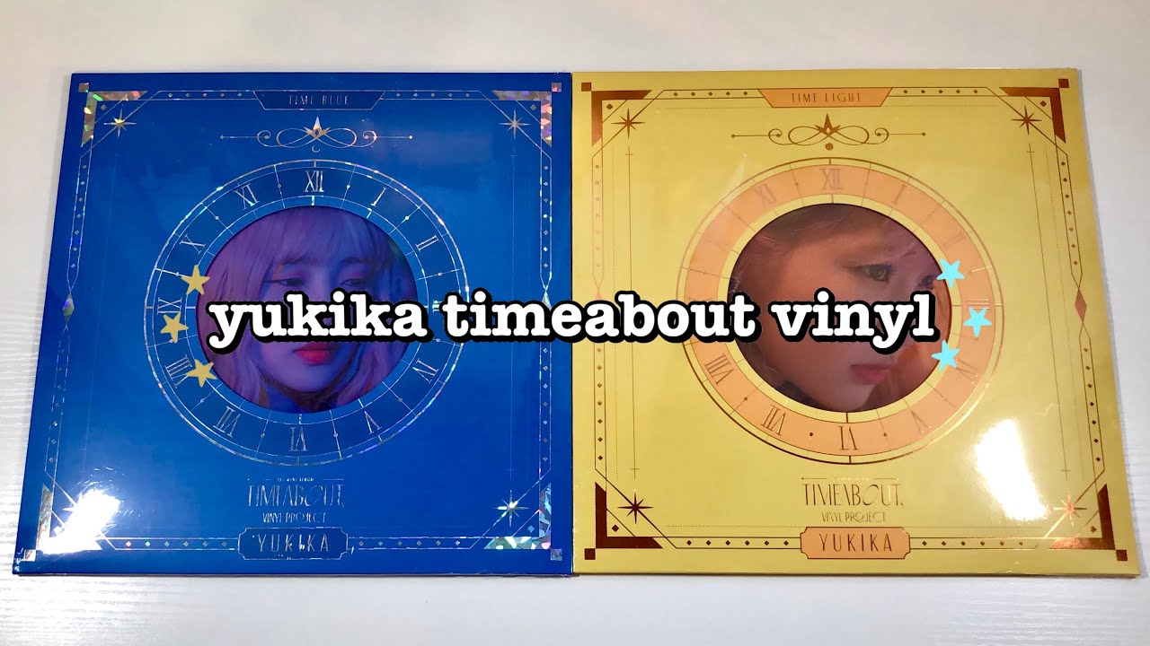 YUKIKA「timeabout, - Time Blue Ver.」レコード