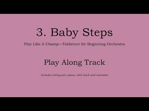 Prep Strings Playalong - 3. Baby Steps