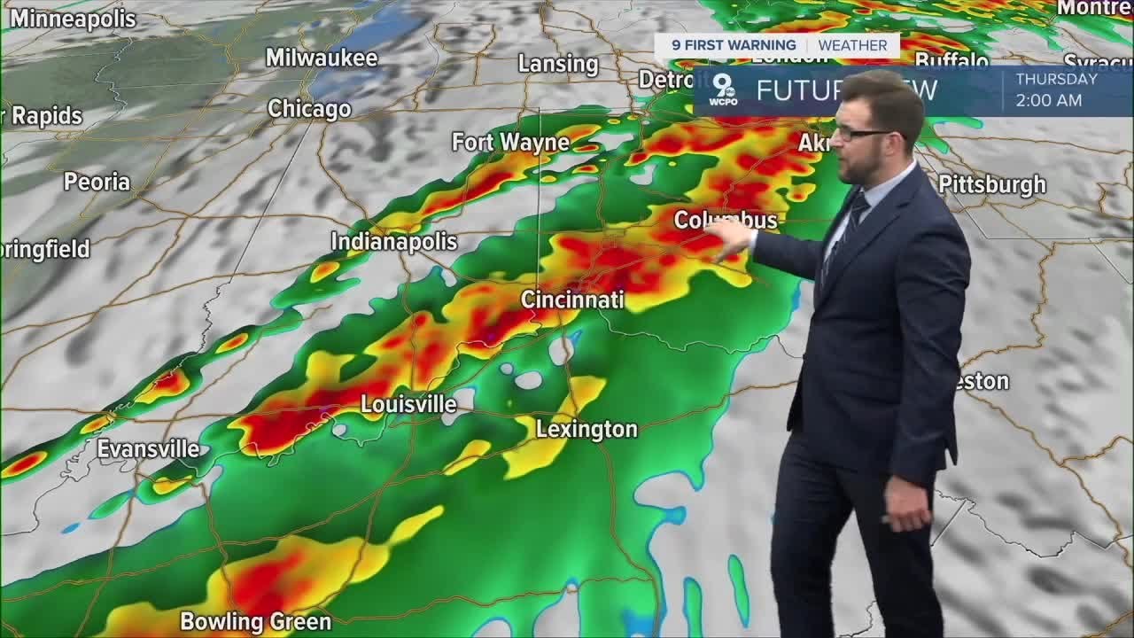 The latest timing on Wednesday's severe weather threat - YouTube