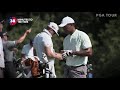 Tiger Woods' pre-round warm-up routine