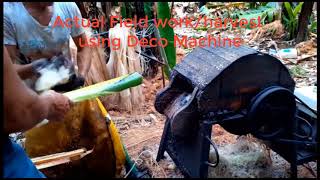 Abaca Harvesting Deco   Spindle Machine