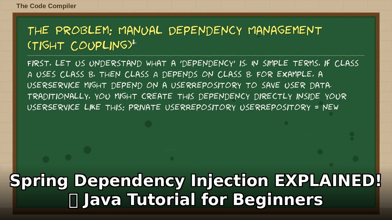 Spring Dependency Injection EXPLAINED! 🤯 Java Tutorial for Beginners ...