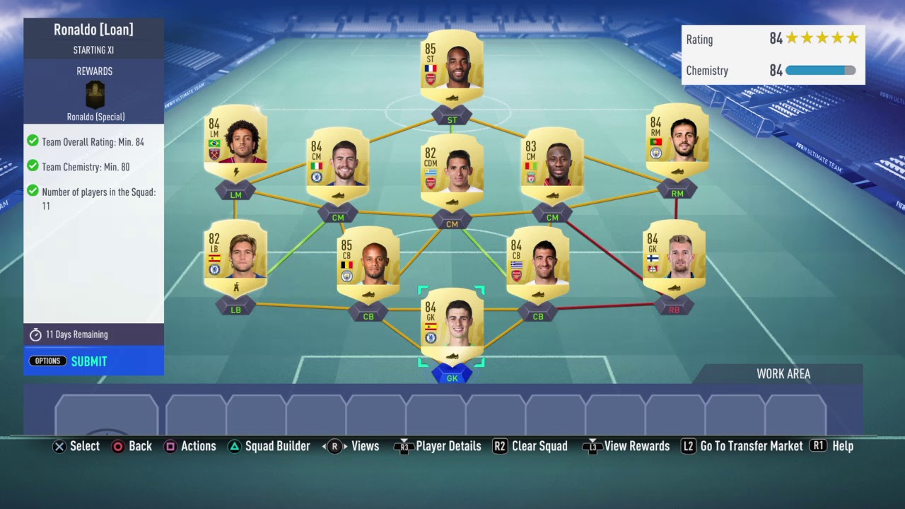 FIFA 19 Prime Icon Ronaldo 9 Loan SBC Cheap Solution