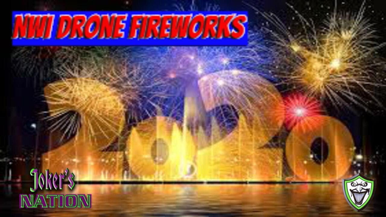 North West Indiana Fireworks as seen by Drone YouTube