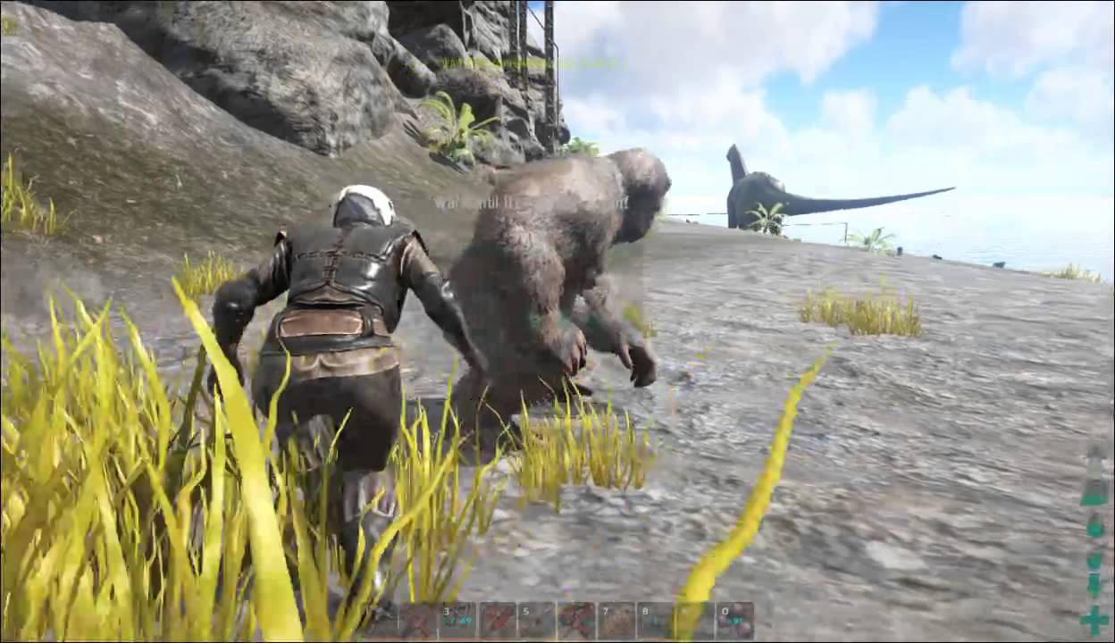 Ark Survival Evolved ギガントピテクスをテイムする Taming Gigantopithecus Teiming Youtube