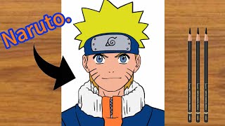 HOW TO DRAW NARUTO Step by step||ANIME DRAWING||NARUTO ANIME DRAWING