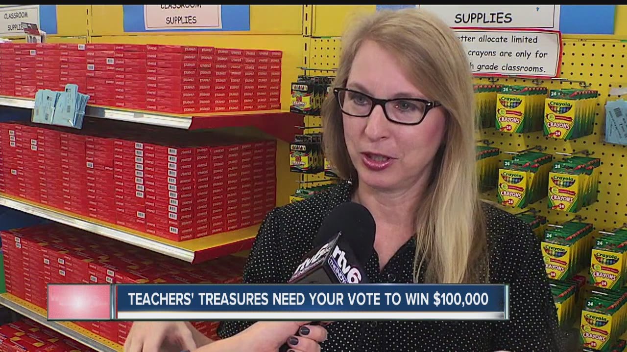 Teachers' Treasures needs your vote to win $100,000