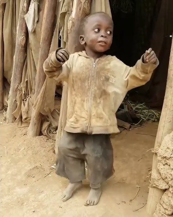 African tribe baby dance