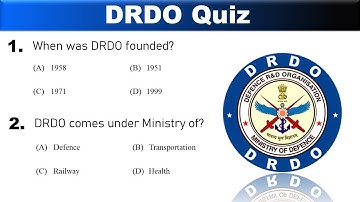 DRDO Quiz ◾ MCQ on DRDO ◾ DRDO Important Questions ◾ Defense Research and Development Organization