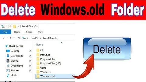 How To Delete Windows.Old Folder And Files (Windows 10)