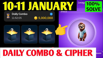 Gemz Daily Cipher & Combo 10-11 January | Gemz Daily Code | 10 Gemz Daily Combo Gemz Cipher