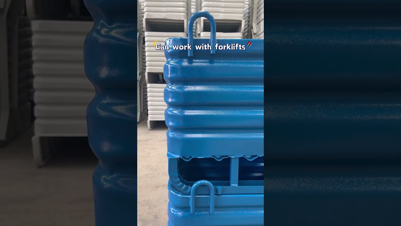 Metal turnover box with a load-bearing capacity of up to 2 tons 