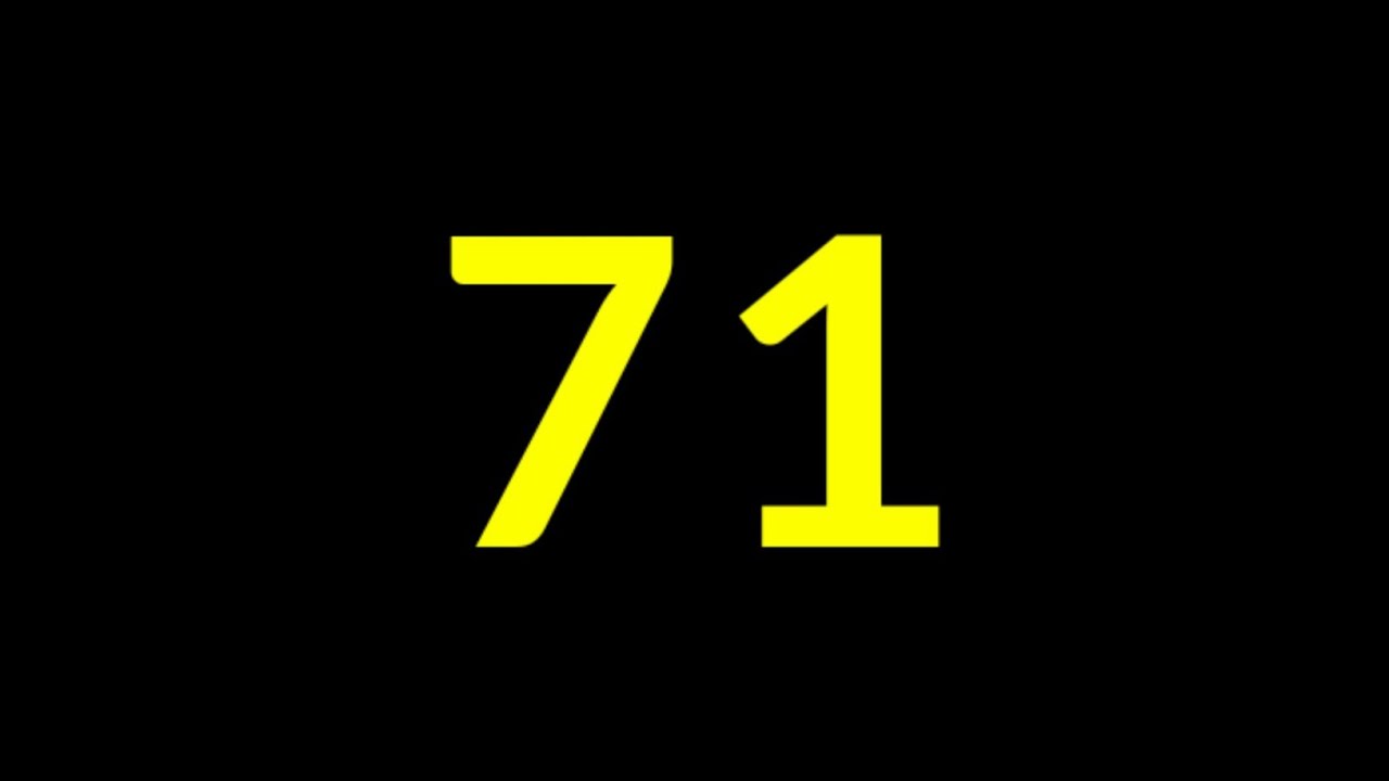 71 Seconds Countdown Timer With Sound Effect - YouTube